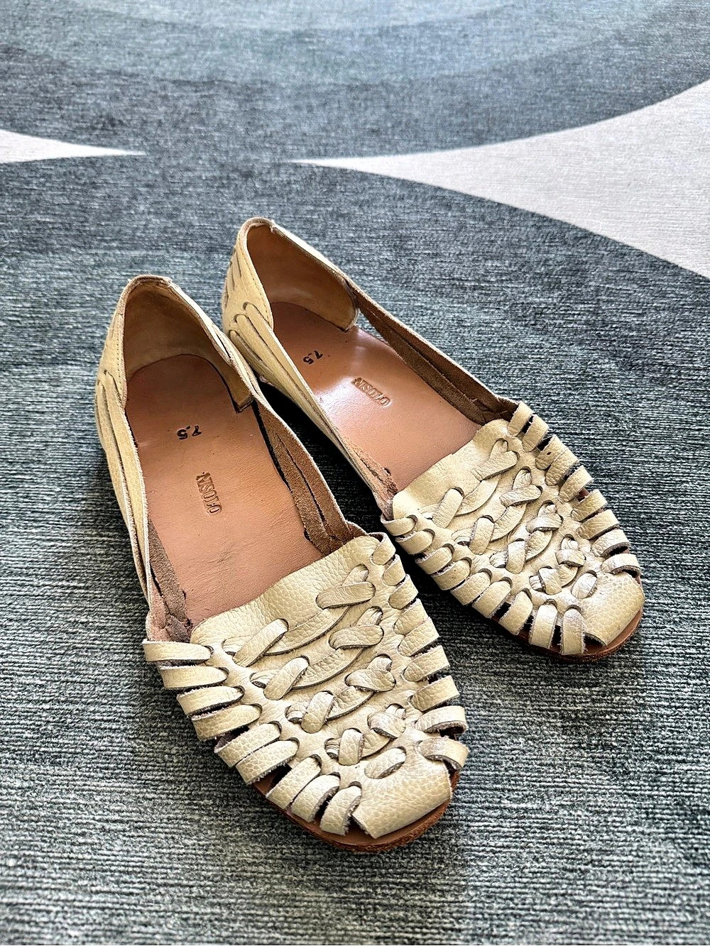Nisolo Huarache in Bone 7.5